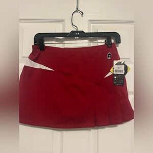 New NWT DUC Women's Red Tennis Skirt Skort Size S